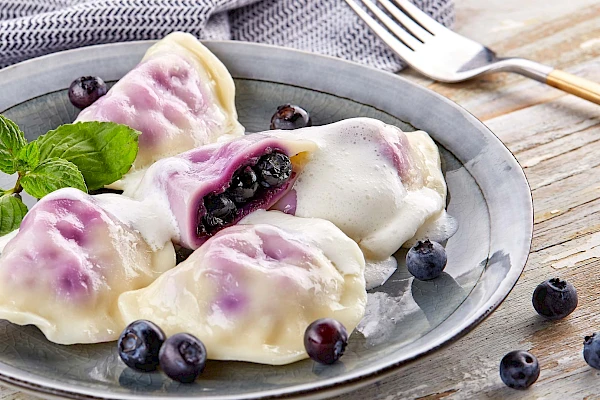 Blaubeer-Pierogi