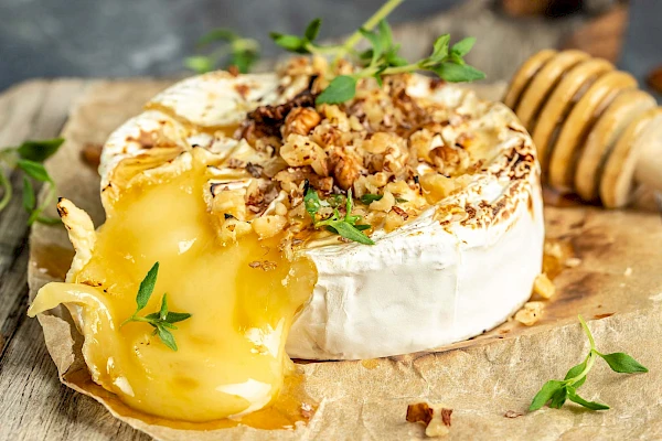 Gegrillter Camembert