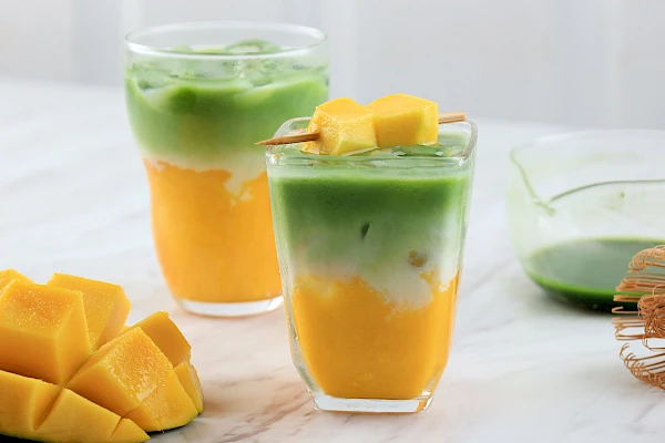 Mango Matcha Latte
