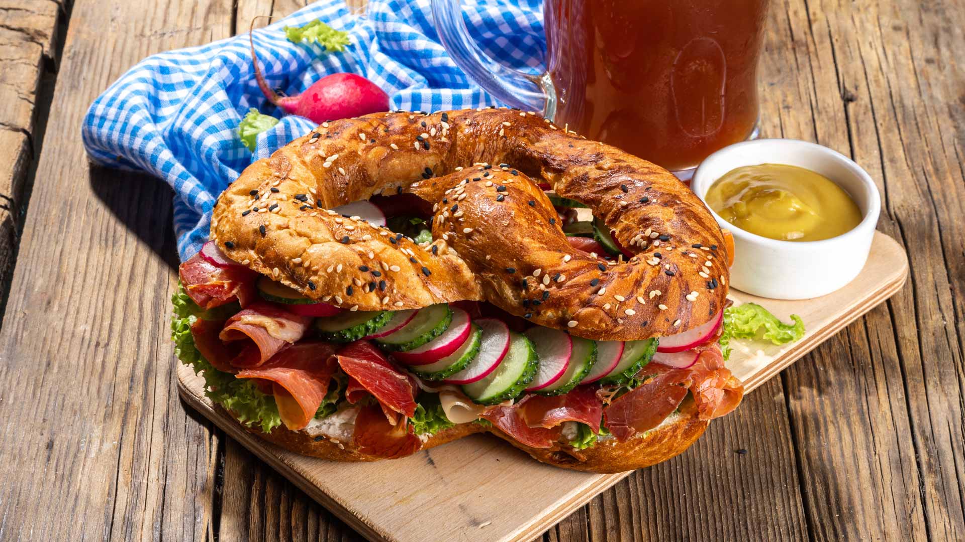 Brezel-Sandwich