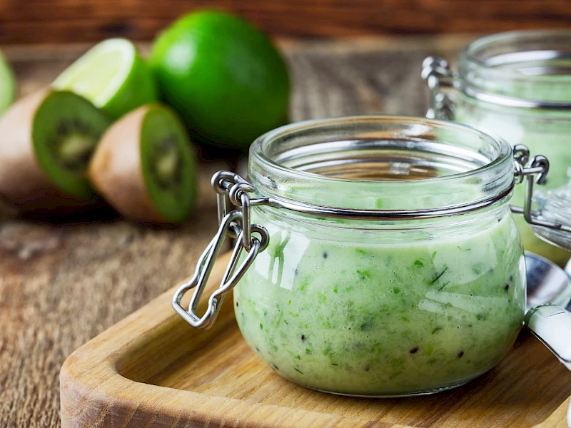 Avocado-Kiwi-Limetten-Dip