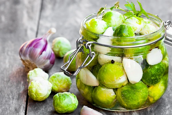 Eingelegter Rosenkohl