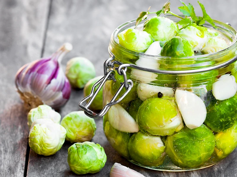Eingelegter Rosenkohl