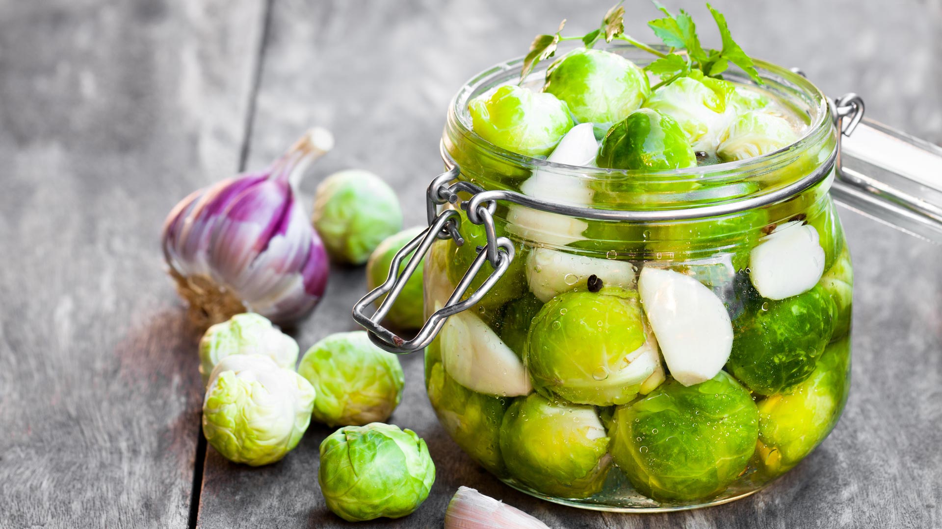 Eingelegter Rosenkohl