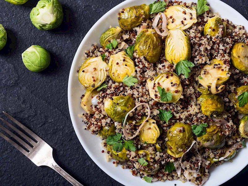 Quinoa-Rosenkohl-Salat