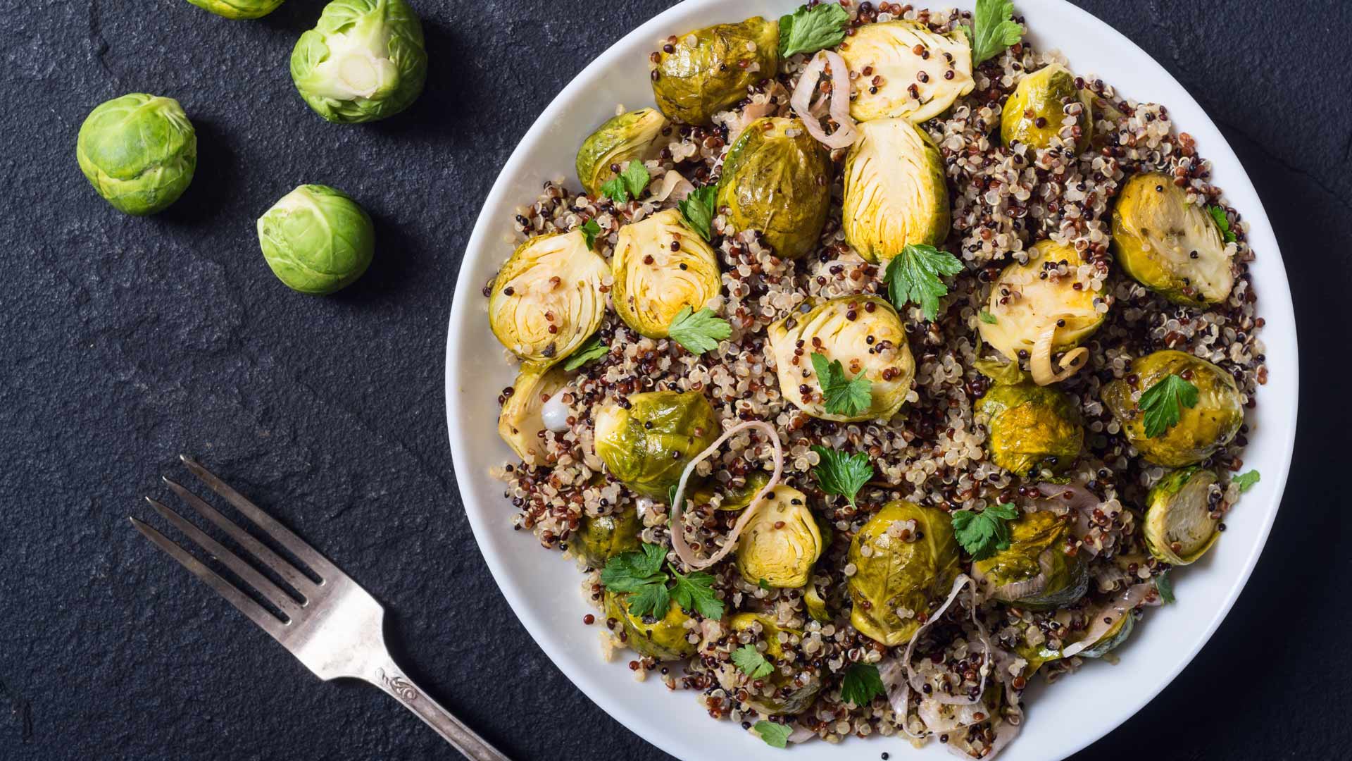 Quinoa-Rosenkohl-Salat