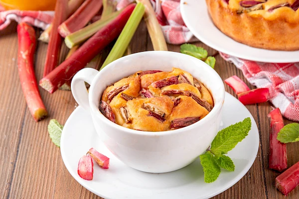 Rhabarber Tassenkuchen